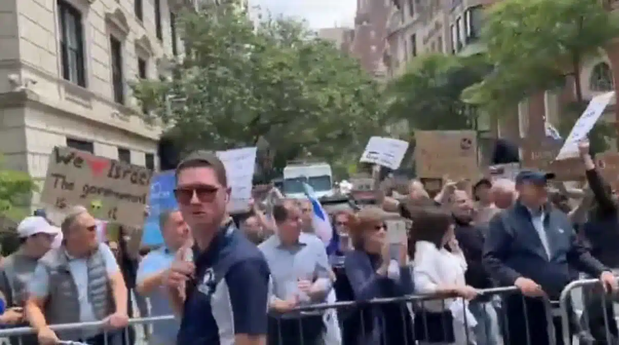 Произраильский марш в Нью-Йорке скриншот