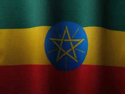 Флаг Эфиопии графика