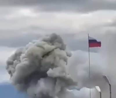 Взрыв в Нагорном Карабахе скриншот