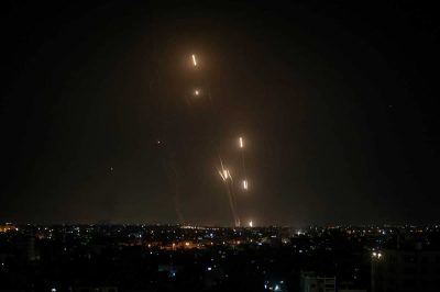 Ракетный обстрел Израиля фото
