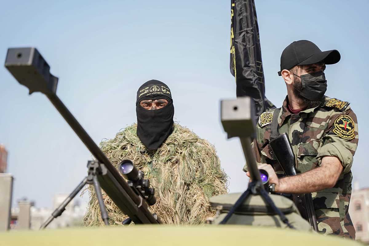 Террористы Хамаса готовятся к атаке фото