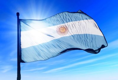 Флаг Аргентины фото