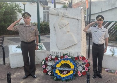 Сотрудники Посольства Украины в Израиле почтили память погибших в борьбе с нацизмом бойцов