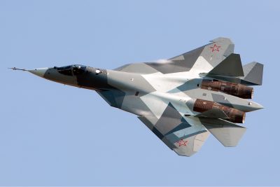 Истребитель Су-57 фото