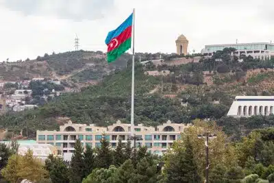Флаг Азербайджана фото