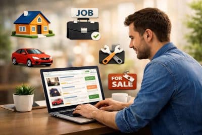 Объявления в интернете ИИ-картинка