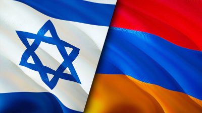 Флаги Израиля и Армении графика