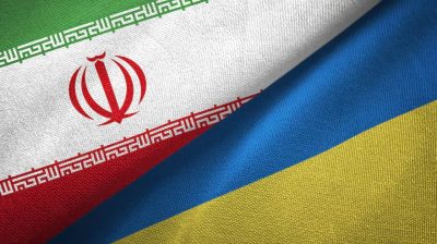 Флаги Ирана и Украины графика